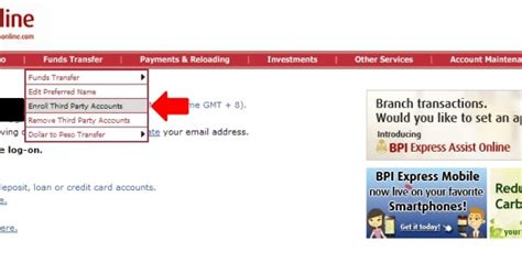 bpi express online login|Transfer Money .